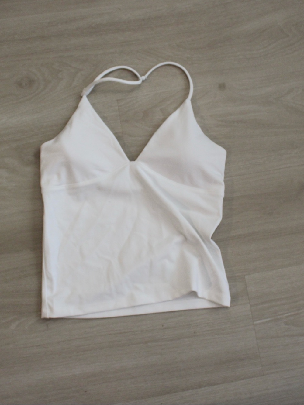 Target White V-Neck Camisole with Adjustable Straps